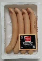 Mängden socker i Saucisses de Strasbourg à l'ancienne