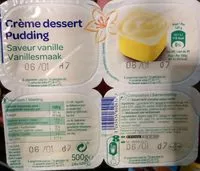 Mängden socker i Crème dessert Saveur Vanille
