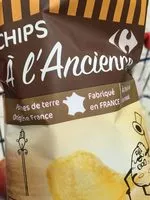 Mängden socker i Chips recette à l'ancienne