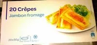 Mängden socker i 20 Crêpes jambon fromage