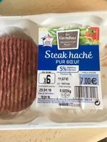Mängden socker i Steak Haché Pur Boeuf 5%
