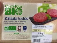 Mängden socker i Steaks haché 5%