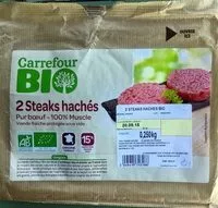 Mängden socker i Steaks hachés pur boeuf (15% MG)