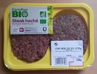 Mängden socker i Steak haché pur bœuf 15% MG