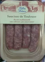 Mängden socker i Saucisse de Toulouse