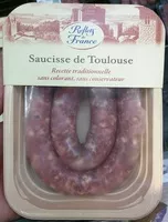 Mängden socker i Saucisse de Toulouse