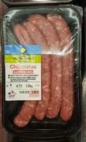 Mängden socker i 4 Chipolatas supérieures