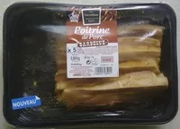 Mängden socker i Poitrine de Porc Barbecue (x 5)