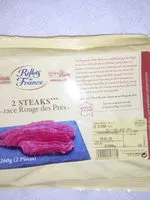 Mängden socker i 2 steaks race rouge des prés