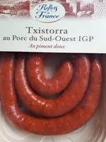 Mängden socker i Txistorra au porc du sud ouest IGP