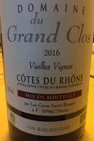 Mängden socker i Domaine du Grand clos