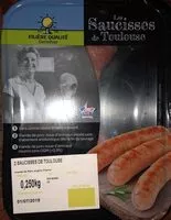 Mängden socker i Les saucisses de Toulouse