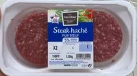 Mängden socker i Steak haché pur boeuf