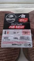 Mängden socker i Steak Haché Pur Boeuf