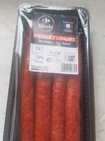 Mängden socker i Merguez longues