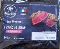 Mängden socker i Les Marinés 2 pavés de bœuf à l'échalote