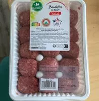 Mängden socker i Boulettes au boeuf halal