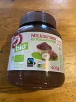 Mängden socker i Pâte à tartiner au cacao & noisettes bio et équitable