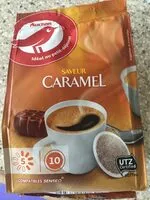 Mängden socker i Auchan café dosettes caramel x10 70g