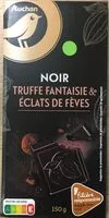 Mängden socker i Auchan NOIR TRUFFE FANTAISIE & ECLATS DE FEVES