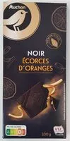 Mängden socker i AUCHAN Noir écorces d'oranges