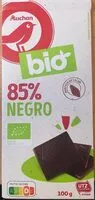 Mängden socker i 85% noir pur beurre de cacao