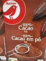 Mängden socker i AUCHAN100% CacaoBoissons et préparations non sucré*