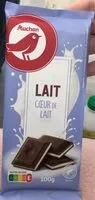 Mängden socker i Auchan Lait coeur de lait