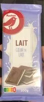 Mängden socker i Auchan Lait coeur de lait
