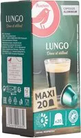Mängden socker i Auchan LUNGODoux et délicatCapsules aluminium