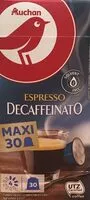 Mängden socker i Espresso descaffeinato