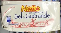 Mängden socker i Beurre moulé aux cristaux de Sel de Guérande