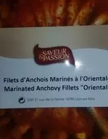 Mängden socker i filet d Anchois marinés à l orientale