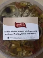 Mängden socker i Filets anchois marinés à la provençale