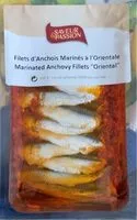 Mängden socker i Filets d’anchois marinés a l’Orientale