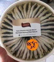 Mängden socker i Filets d'Anchois Marinés Nature