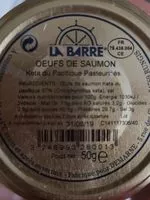 Mängden socker i Œufs de saumon keta du pacifique