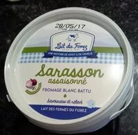 Mängden socker i Sarasson fromage frais assaisonne 7% M.G.