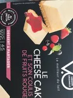 Mängden socker i Le cheese cake et son coulis de fruits rouges