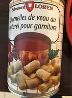 Mängden socker i Quenelles de veau