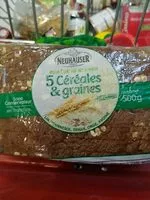 Mängden socker i pain spécial aux 5 céréales et graines 500g