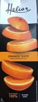 Mängden socker i Jus De Fruit Brick Helior Orange