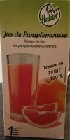 Mängden socker i Jus de pamplemousse