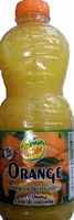 Mängden socker i Jus d'orange à base de concentré