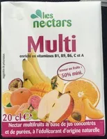 Mängden socker i Multi enrichi en vitamines B1, B9, B6, C et A