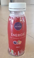 Mängden socker i Boisson "énergie", Baies D'açaí Et Guarana Bio