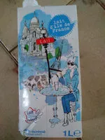 Mängden socker i Lait d'île de France