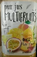 Mängden socker i Pur jus multifruit