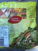 Mängden socker i Mélange de légumes patates douces durgelées