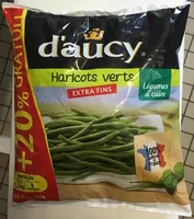 Mängden socker i Haricots verts extra fins (+20% gratuit)